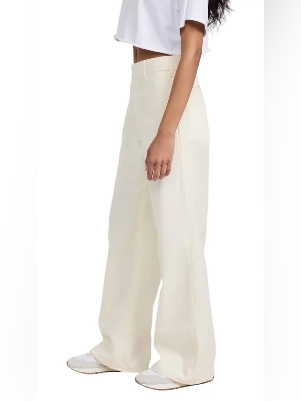 Re/Done Super Wide Trouser in Ivory, NWT, size 27 - Picture 2 of 7
